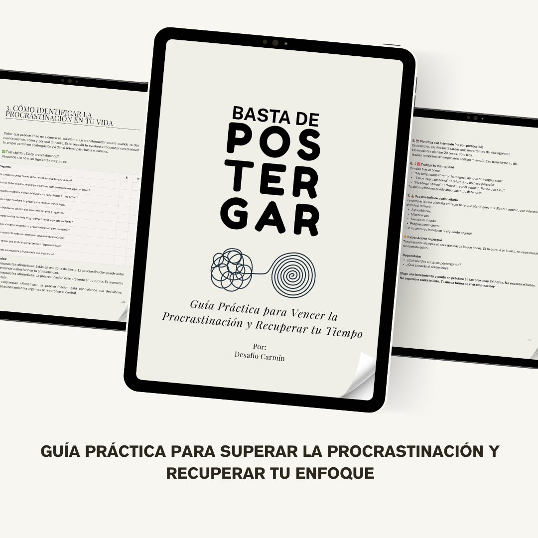 Basta de Postergar: Guía Práctica para Superar la Procrastinación