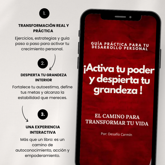 ¡Activa tu poder y despierta tu grandeza! Guía práctica para tu desarrollo personal